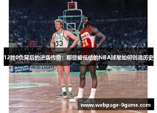 12胜0负背后的逆袭传奇：那些被低估的NBA球星如何创造历史